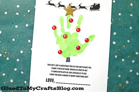 handprint holiday poems  christmas