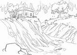 Flood Coloring Pages Flash Template Sketch sketch template