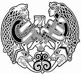 Norse Celtiques Celtes Celte Celtique Mythology Tatuagem Motifs Nórdica Gaelic Entrelacs Mandalas Tooling Francois sketch template