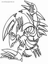 Coloring Pages Yu Gi Oh Cartoon Color Character Printable Sheets Kids Found sketch template