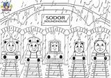 Coloring Thomas Friends Pages Train Tank Engine Kids Color Print Printable Gordon Sheet Percy Children Simple Colouring James Characters Clipart sketch template