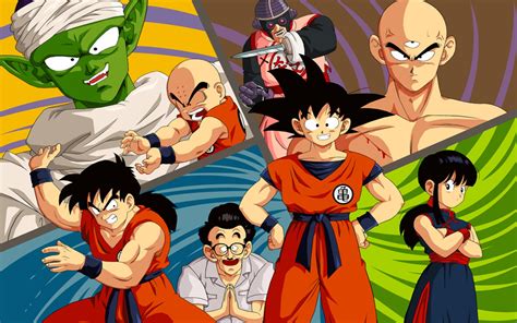 Wallpaper Illustration Anime Cartoon Son Goku Dragon