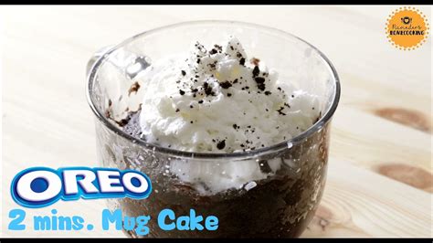 oreo mug cake recipe eggless oreo cookies cake youtube