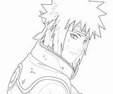 Minato Naruto Coloring Pages Portrait Template sketch template
