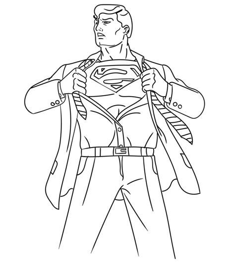 top   printable superman coloring pages
