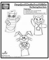 Coloring Pages Sprout Sharing Show Kids sketch template
