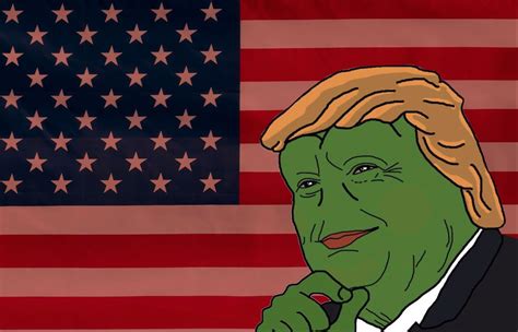 alt   trump supporters rally  anti semitic meme pepe  frog