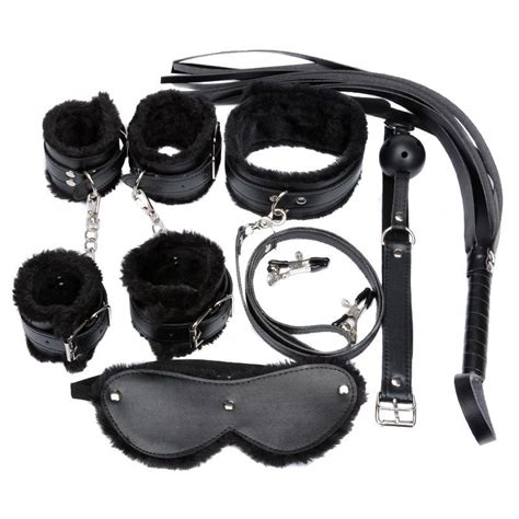 5 7 set sex leather bdsm bondage kit flirting restraints slave fetish