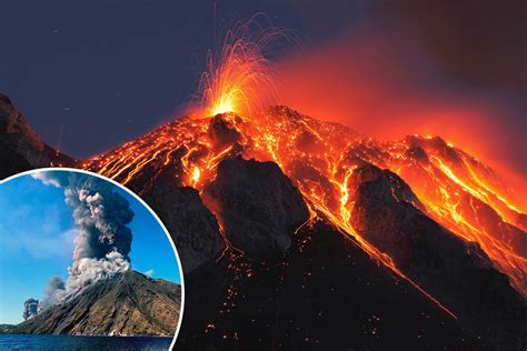 stromboli volcano eruption   stromboli