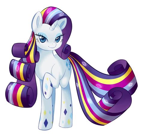 rainbow rarity  uncertainstardust   pony friendship cute