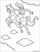 Coloring Pages Horse Enchanted Foal Mare Color Print Children Getcolorings Playing Online Kids Hellokids sketch template