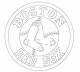 Sox Getcolorings Boston sketch template