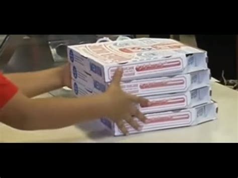 man finds   dominos pizza box youtube