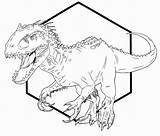 Indominus Jurassic Pre04 sketch template