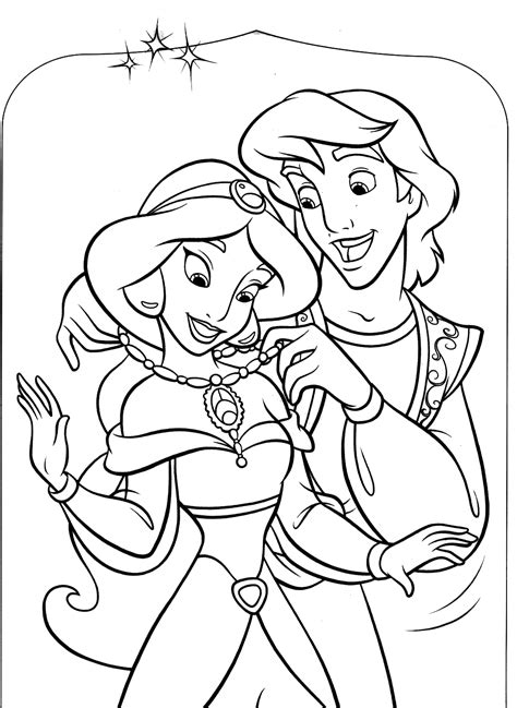 jasmine coloring pages   print
