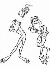 Frog Princess Tiana Coloring Pages Naveen Disney Drawing Getdrawings Visit Printable sketch template