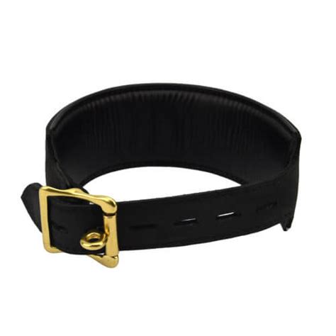 Bound Noir Nubuck Leather Collar With O Ring Skorpio