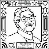 Coloring History Rosa Parks Month Pages Walker Cj Madam Bus Kids Drawing Printables Preschool Printable Sheets Sheet Print Clipart Color sketch template