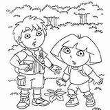 Diego Coloring Dora Pages Color Printable Jaguar Top Toddler Will Boots sketch template