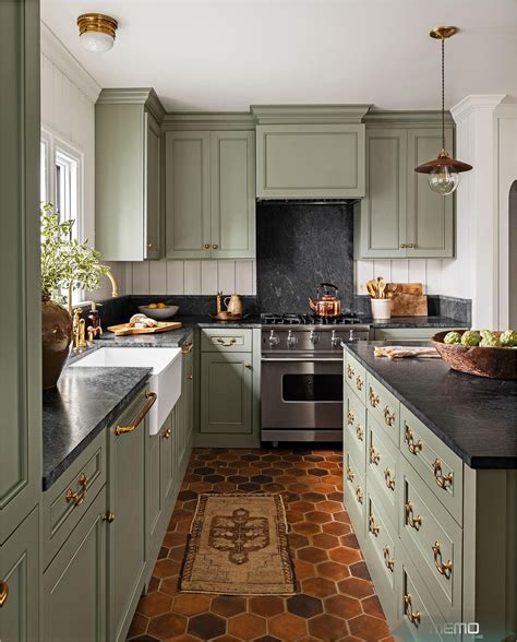 sage green kitchen cabinet paint colors designintecom