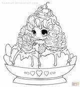 Coloring Yampuff Pages Food Getdrawings sketch template