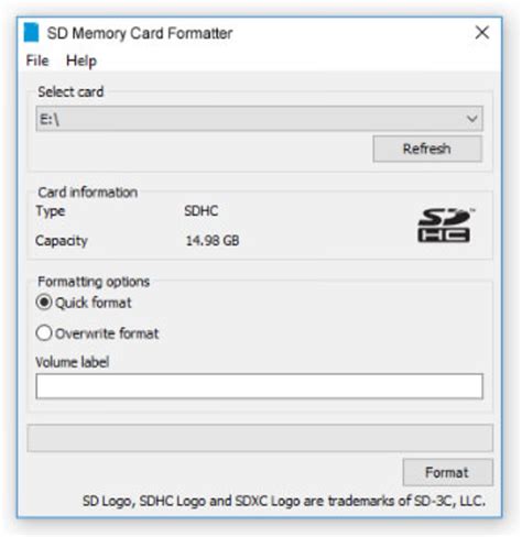 windowssd memory card formatter  filehippocom