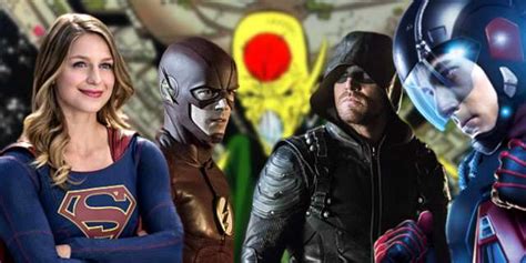 Arrow Flash Supergirl Legends Actors Tease Invasion