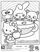 Sanrio Coloring Hello Kitty Pages Sheet Meal Happy Sheets Mcdonalds Colouring Kids Print Activity Activities Printable Color Pops Pikmi Book sketch template