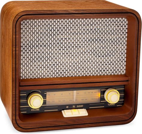 clearclick portable amfm radio brown vr walmartcom