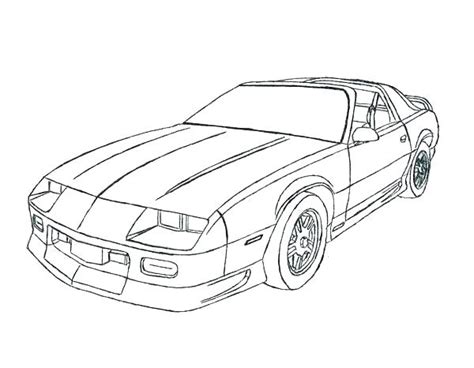 chevrolet camaro coloring pages  getcoloringscom  printable