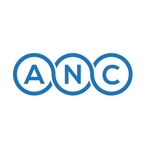anc letter logo design  white background anc creative initials letter logo concept anc