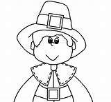 Pilgrim Boy Coloring Coloringcrew Pages Parties Thanksgiving Print Google Color sketch template