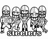 Coloring Steelers Pages Football Nfl Choose Board Super sketch template