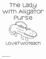 Purse Alligator Lady Lesson Reviewed Curated sketch template