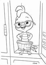 Chicken Little Coloring Locker Pages Hellokids Print Color sketch template