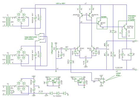 watt regulated dc power supply electronics forum circuits