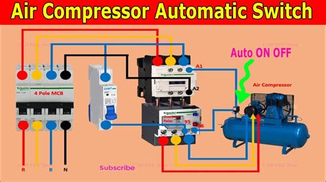 air compressor pressure switch wiring diagram air compressor automatically   connection