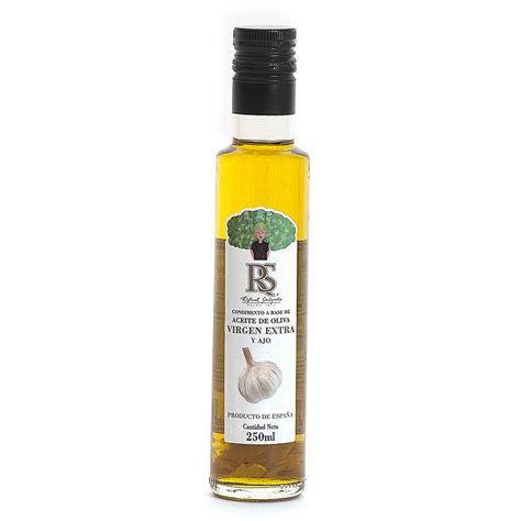 aceite de oliva virgen extra rs con ajo aceites rafael salgado