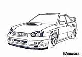 Subaru Drift Carros Jdm Impreza Sti Supra Mk4 Zeichnungen Trike Lata Tunados Hatchback Diseno Gtr Drifting sketch template