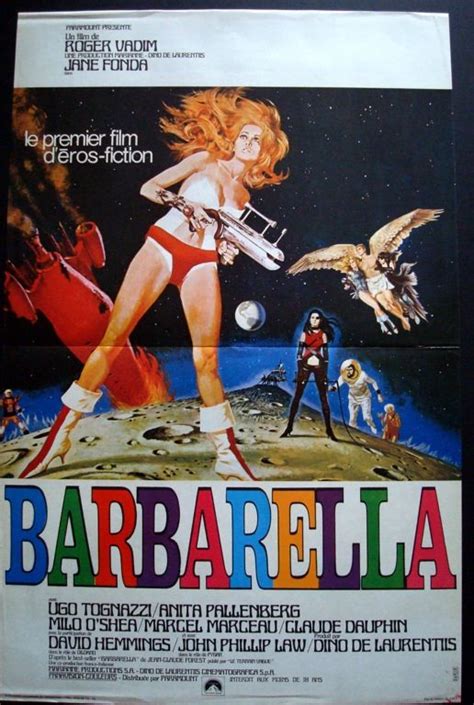Barbarella French Movie Poster Art By Robert Mcginnis