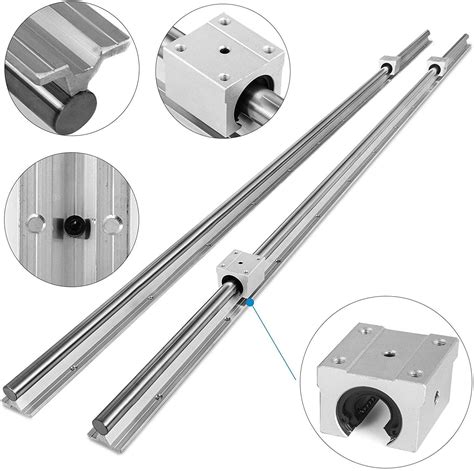 intsupermai aluminum cylindrical guide linear  rail supported