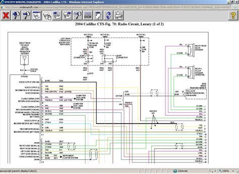 harness wiring diagram   cadillac cts cd