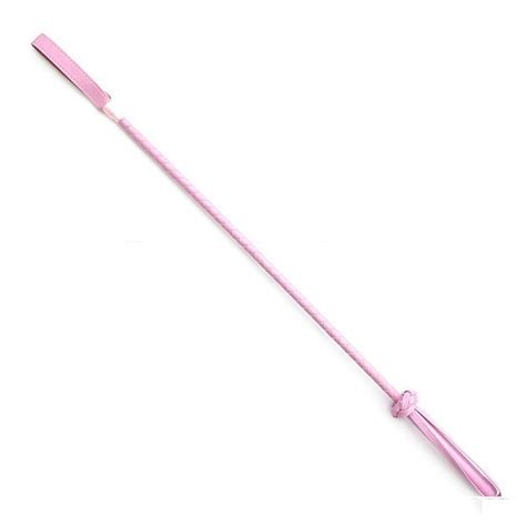 Pink Leather Riding Crop For Sex Games