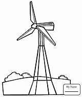 Wind Turbine Coloring Windmill Drawing Farm Energy Pages Atom Color Printable Clipart Monster Turbines Cliparts Mill Logo Online Sketch Designs sketch template