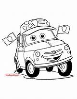 Coloring Pages Cars Car Funny Pixar Disney Luigi Boys Printable Years Color Getcolorings Disneyclips Print Impressive Red sketch template