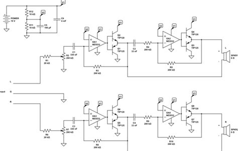 reviewing    audio amplifier circuit electrical engineering stack exchange