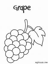 Coloring Grape Pages Drawing Grapes Fruit Clipart Painting Kids Communion First Banner Clip Sketchite sketch template