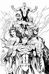 Marvel Coloring Pages Comic Superhero Wayne Damian Dc Adult Comics Superman Book Drawing Justice League Print Choose Board Sketches sketch template