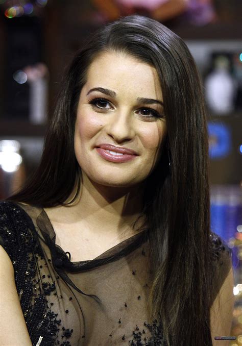 lea michele appeared at watch what happens live show