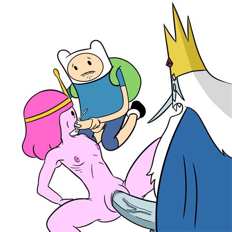 Rule 34 Adventure Time Finn The Human Ice King Princess Bubblegum